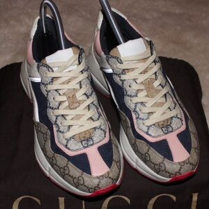 New! Authentic Gucci Rhyton sneakers size 37